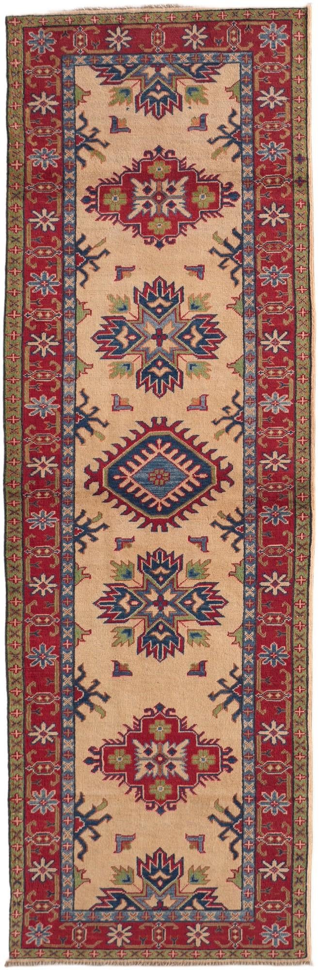 Detail image 2 of 10: 2' 10 x 8' 9 Hand Knotted Kazak Runner Rug