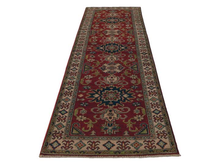 2' 8 x 9' 8 Hand Knotted Kazak Runner Rug