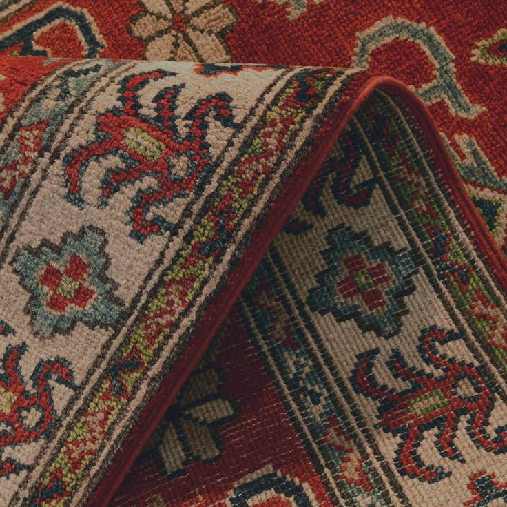 Detail image of 2' 8 x 9' 8 Hand Knotted Kazak Runner Rug