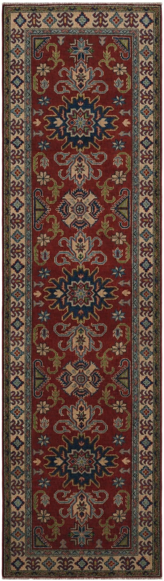 2' 8 x 9' 8 Hand Knotted Kazak Runner Rug