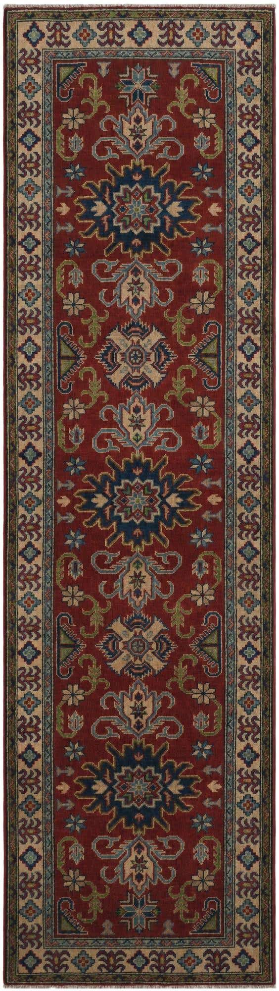 2' 8 x 9' 8 Hand Knotted Kazak Runner Rug