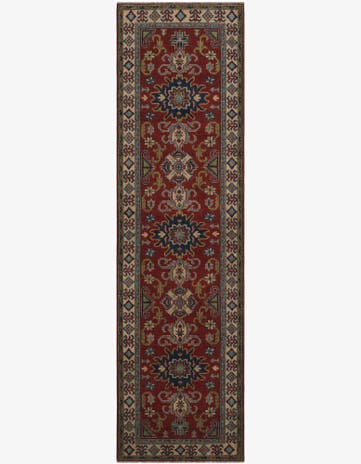 2' 8 x 9' 8 Hand Knotted Kazak Runner Rug
