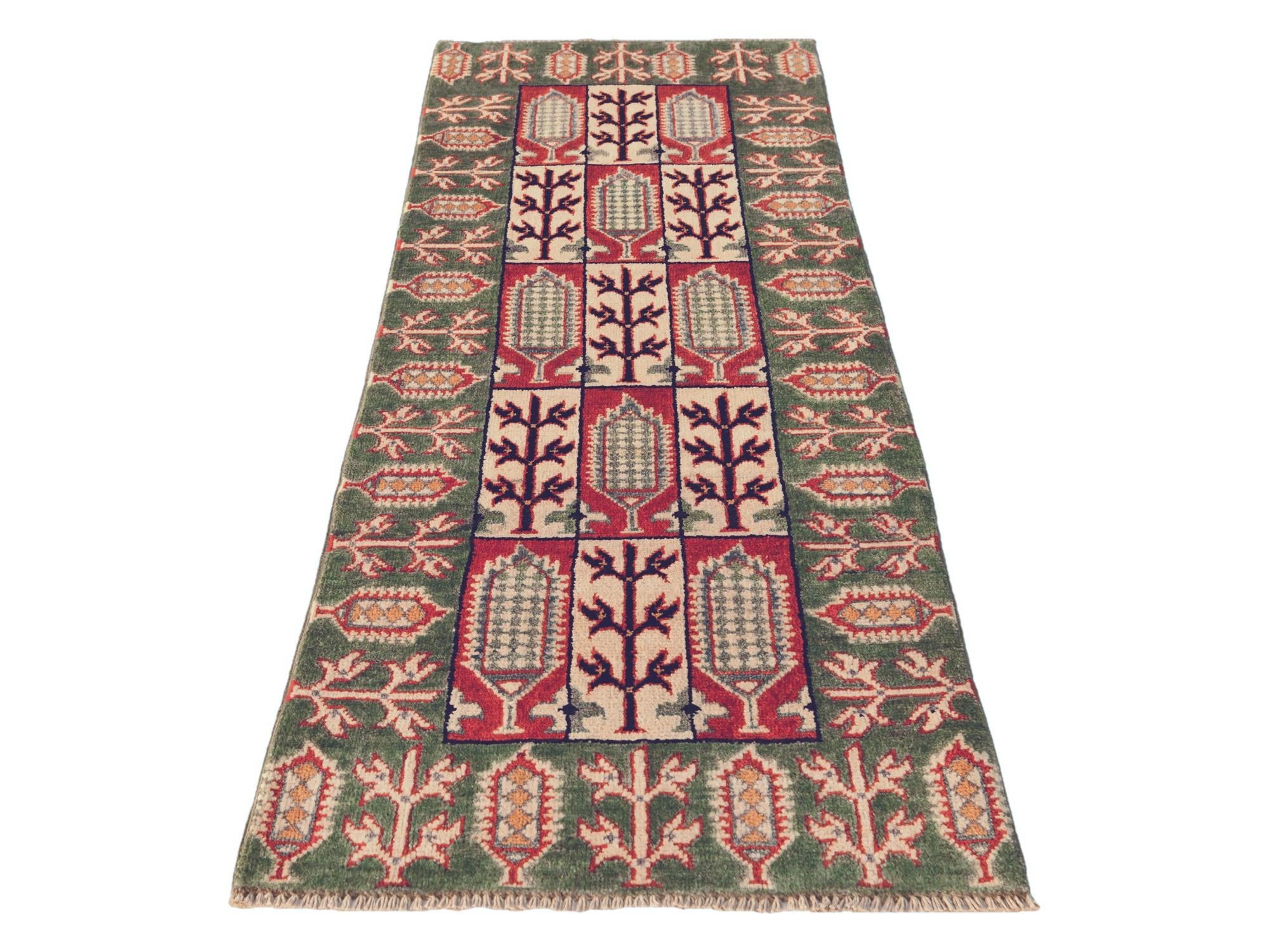 2' 1 x 5' 9 Hand Knotted Kazak Runner Rug
