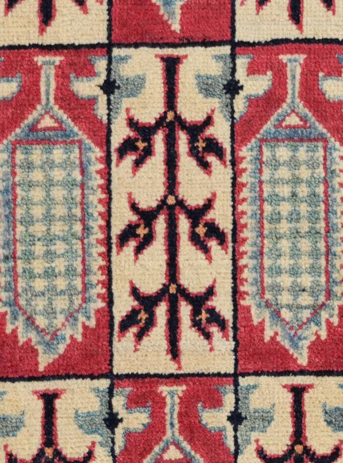 Detail image of 2' 1 x 5' 9 Hand Knotted Kazak Runner Rug