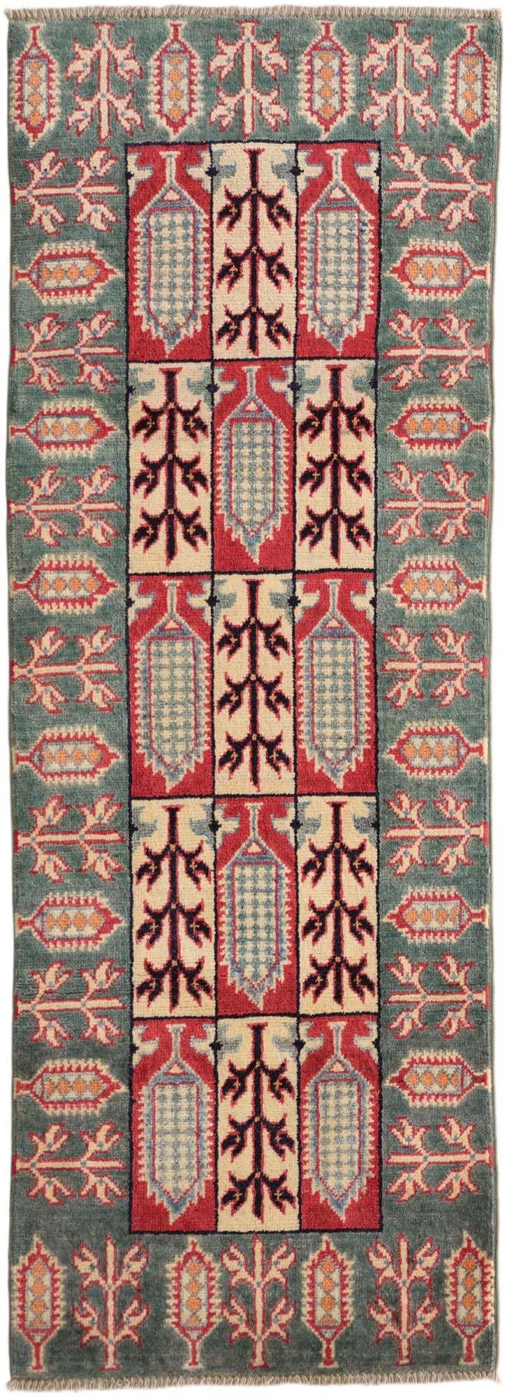 2' 1 x 5' 9 Hand Knotted Kazak Runner Rug