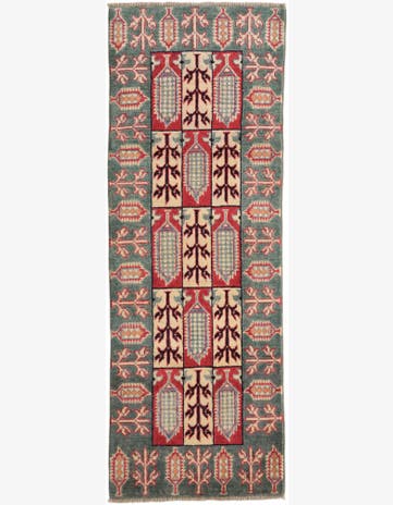 2' 1 x 5' 9 Hand Knotted Kazak Runner Rug