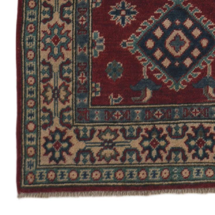 Detail image of 2' 7 x 9' 11 Hand Knotted Kazak Runner Rug