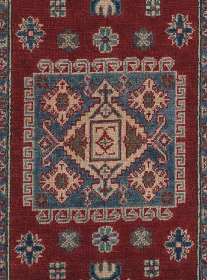 2' 7 x 9' 11 Hand Knotted Kazak Runner Rug