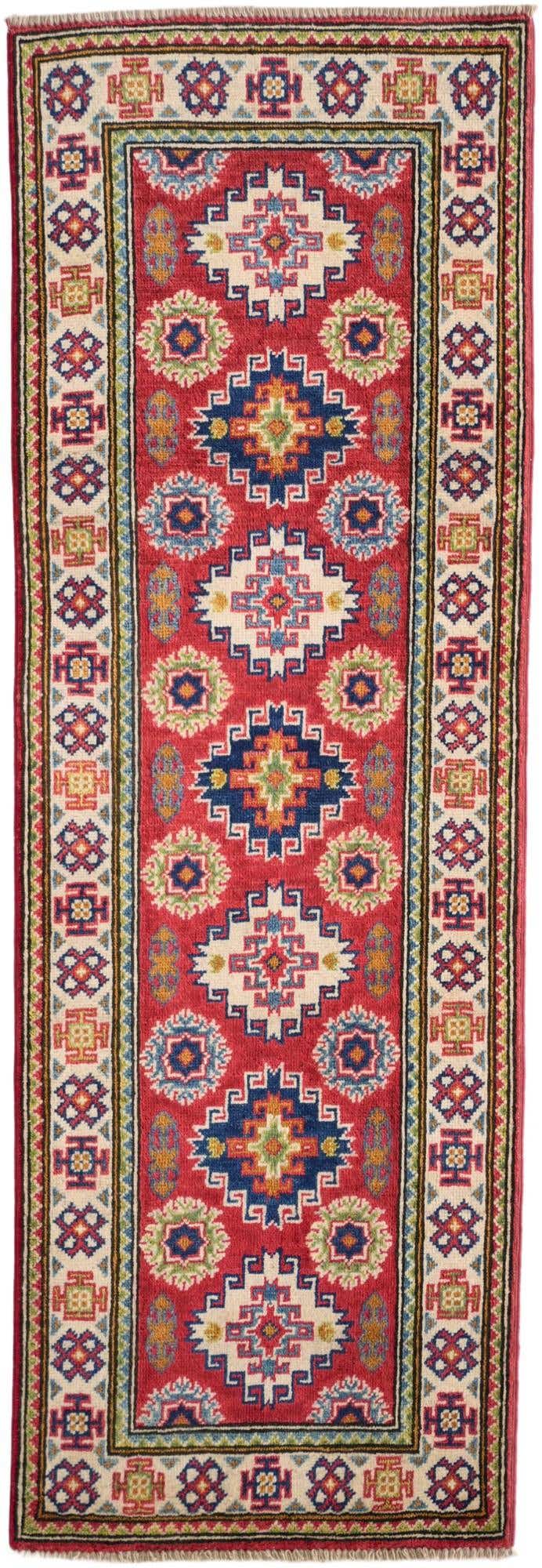 2' x 5' 9 Hand Knotted Kazak Runner Rug