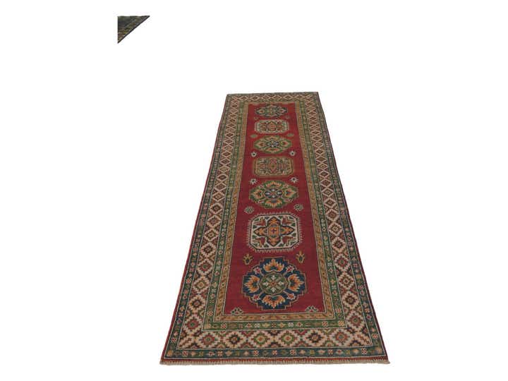 2' 9 x 9' 7 Hand Knotted Kazak Runner Rug
