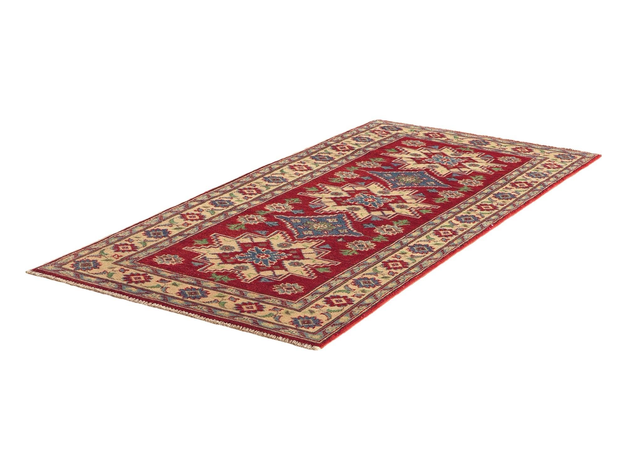 Detail image 4 of 10: 3' x 6' 5 Hand Knotted Kazak Runner Rug