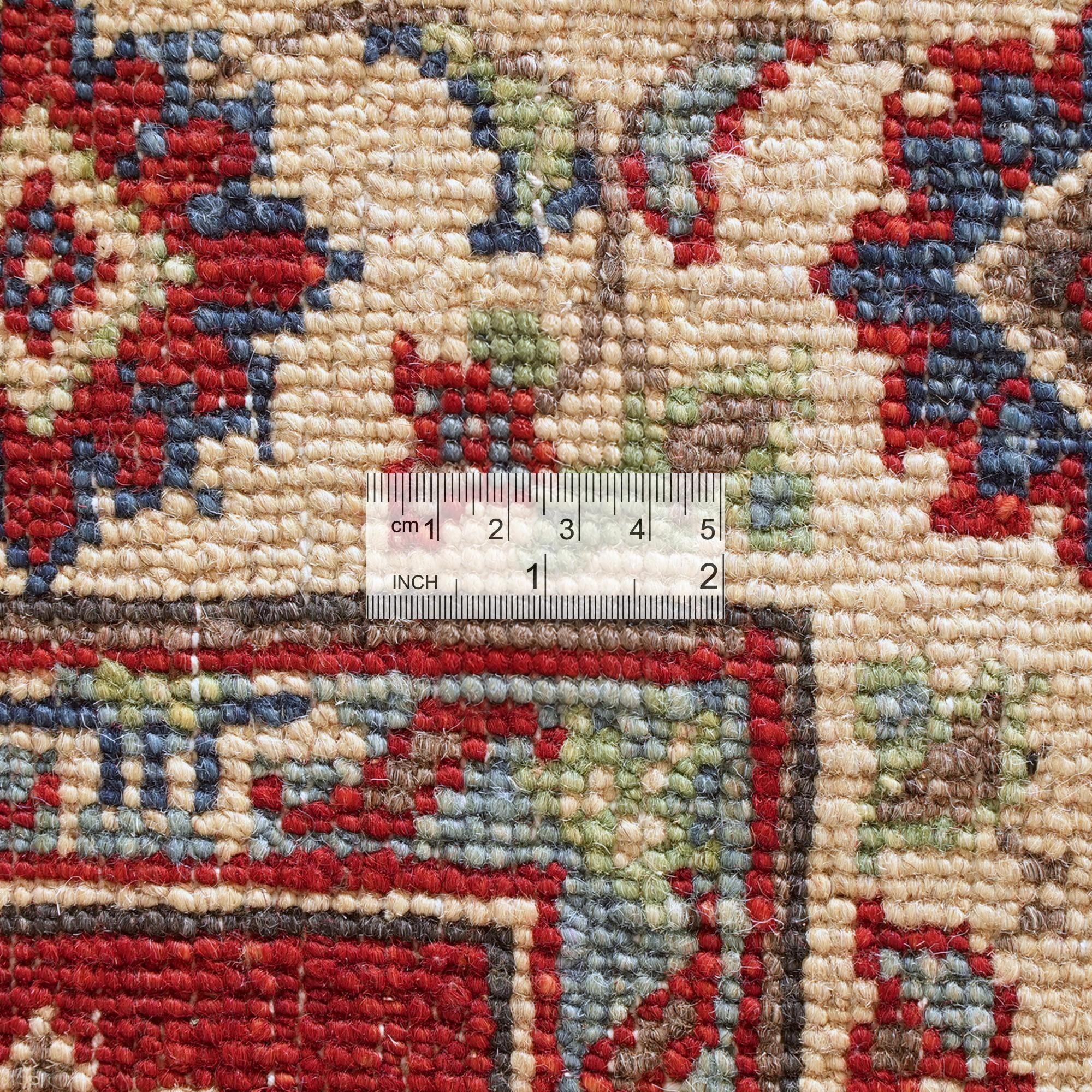 Detail image 9 of 10: 3' x 6' 5 Hand Knotted Kazak Runner Rug