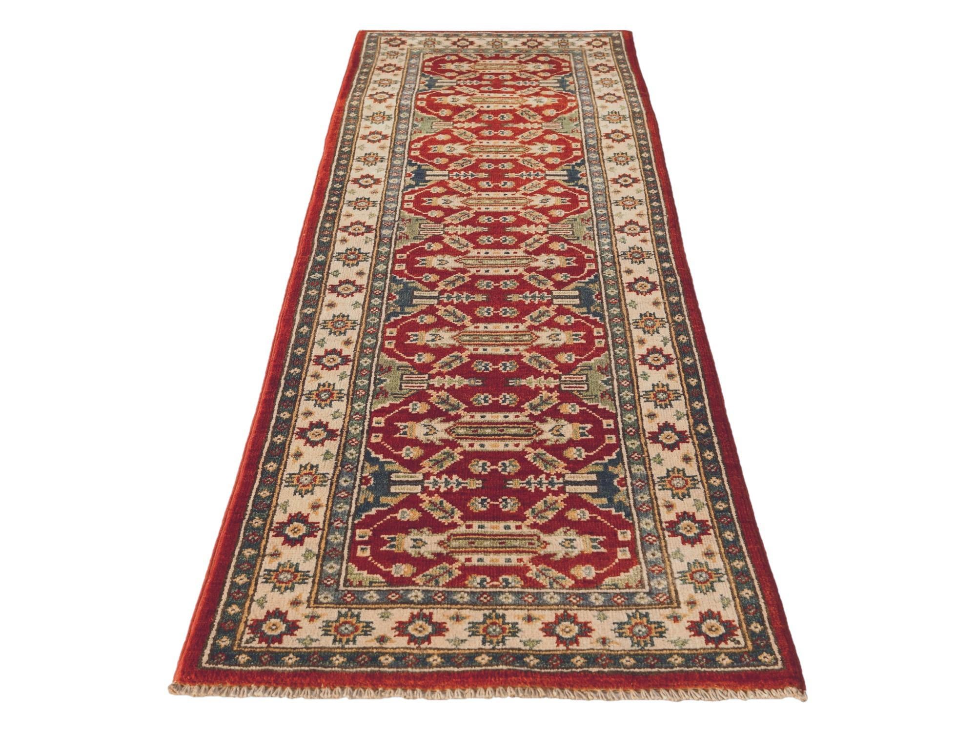 2' x 5' 9 Hand Knotted Kazak Runner Rug