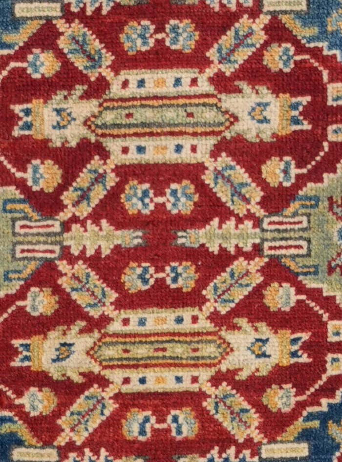 Detail image of 2' x 5' 9 Hand Knotted Kazak Runner Rug