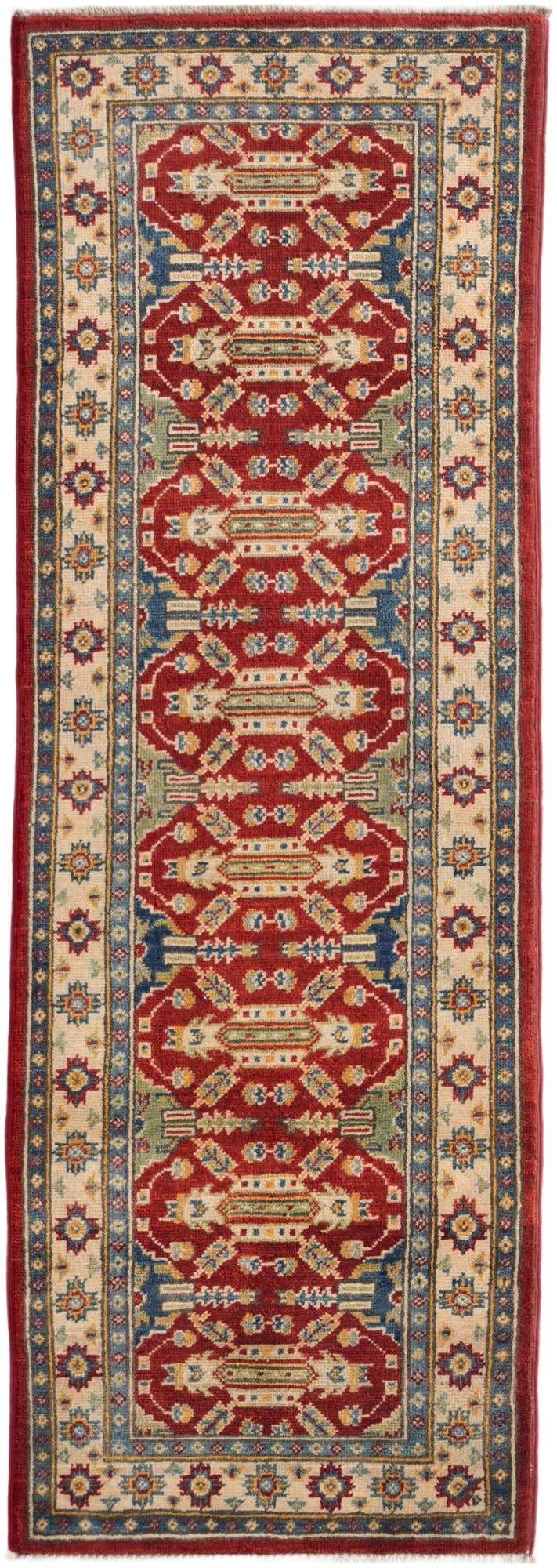 2' x 5' 9 Hand Knotted Kazak Runner Rug