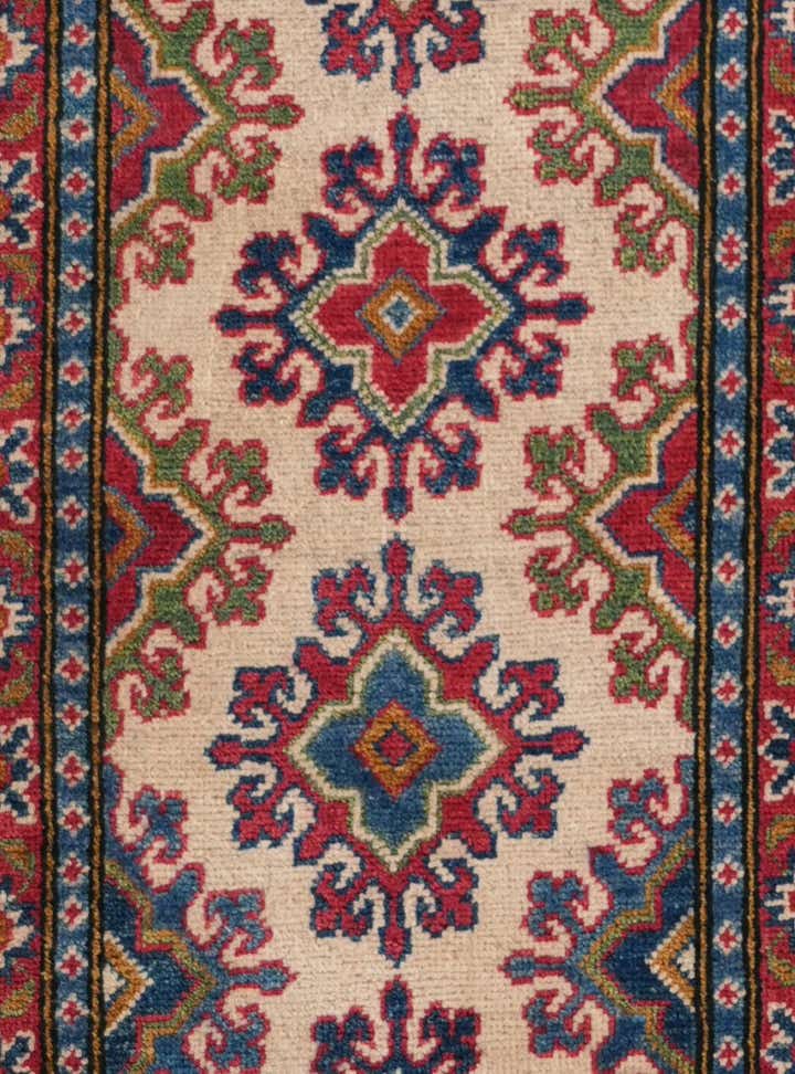 2' x 6' 4 Hand Knotted Kazak Runner Rug