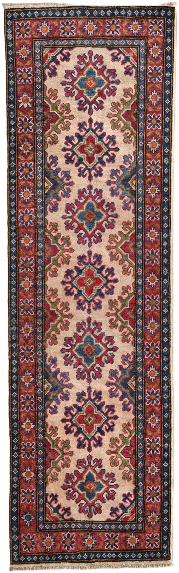 2' x 6' 4 Hand Knotted Kazak Runner Rug
