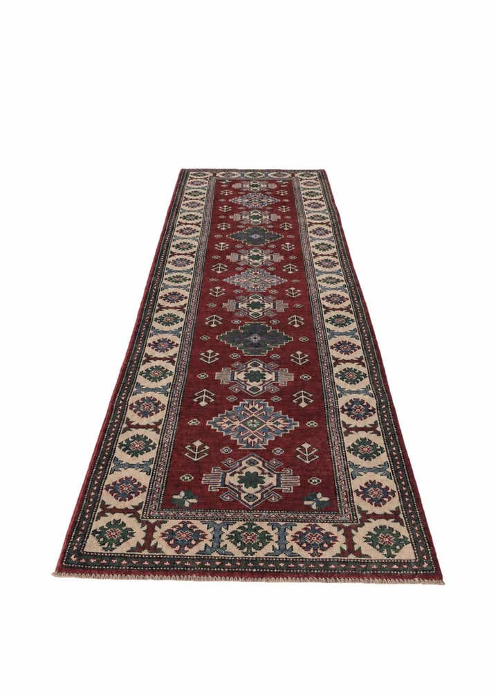 2' 8 x 9' 8 Hand Knotted Kazak Runner Rug