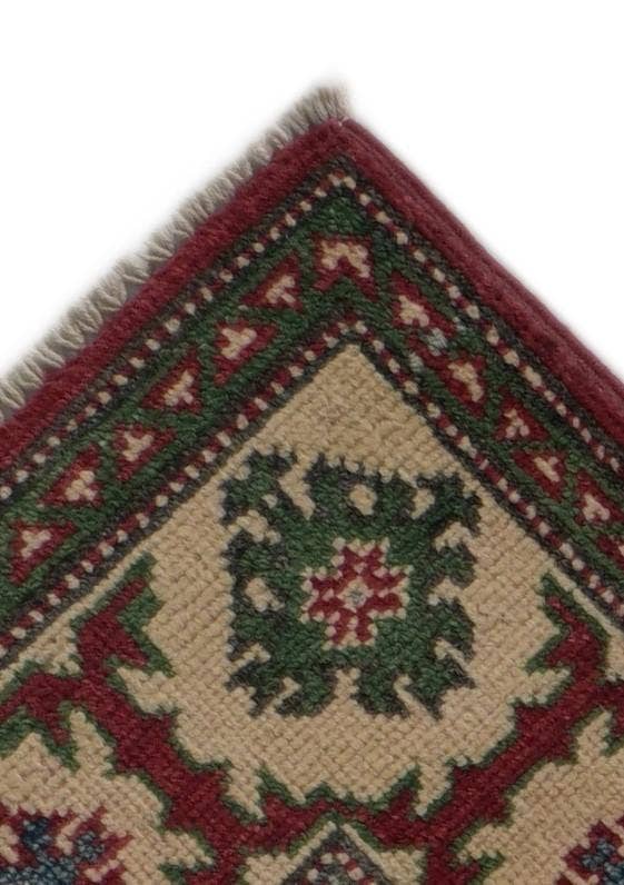 Detail image of 2' 8 x 9' 8 Hand Knotted Kazak Runner Rug