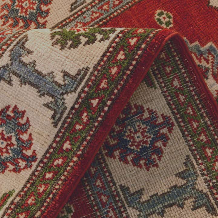 2' 8 x 9' 8 Hand Knotted Kazak Runner Rug
