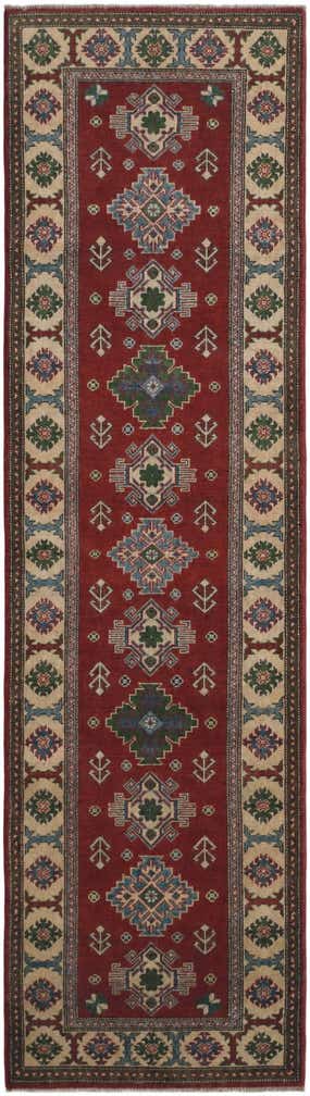 2' 8 x 9' 8 Hand Knotted Kazak Runner Rug