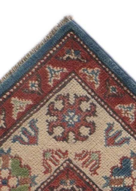 3' 1 x 13' 8 Hand Knotted Kazak Runner Rug