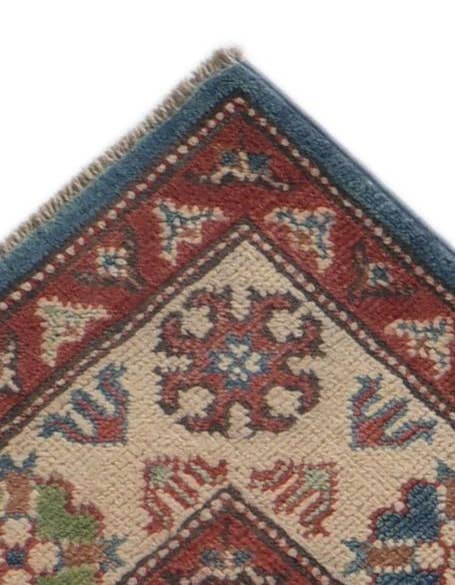Detail image of 3' 1 x 13' 8 Hand Knotted Kazak Runner Rug