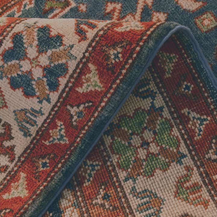 3' 1 x 13' 8 Hand Knotted Kazak Runner Rug