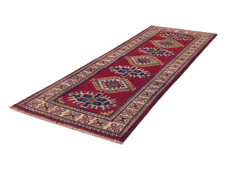 Detail image of 2' x 6' 2 Hand Knotted Kazak Runner Rug