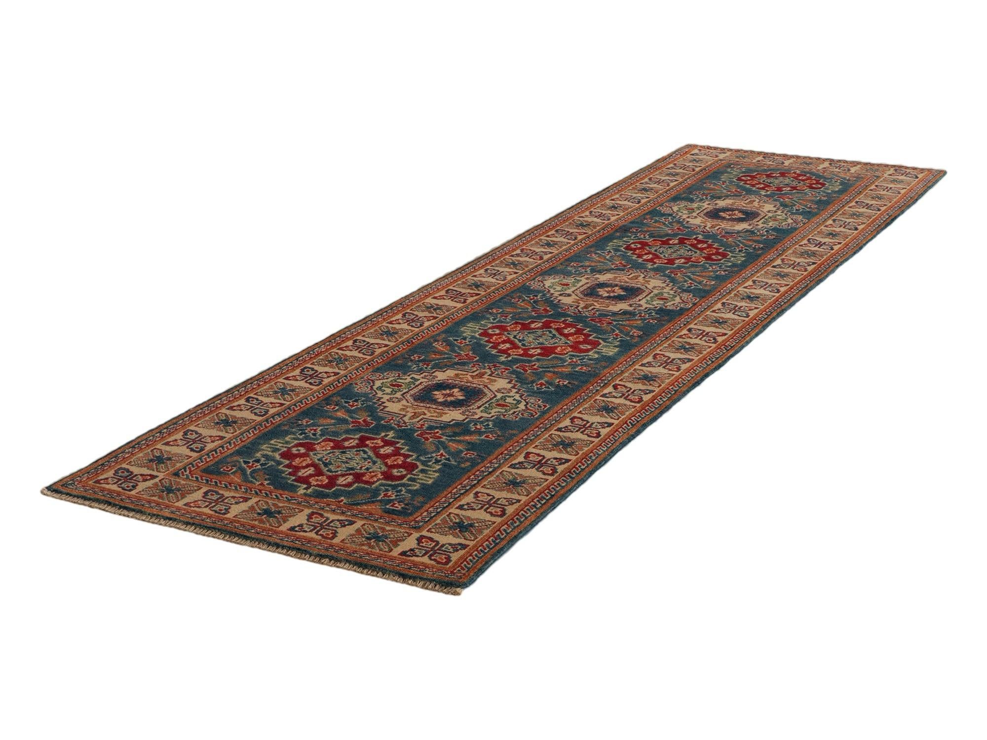 85cm x 305cm anudado a mano Kazak Alfombra Pasillera