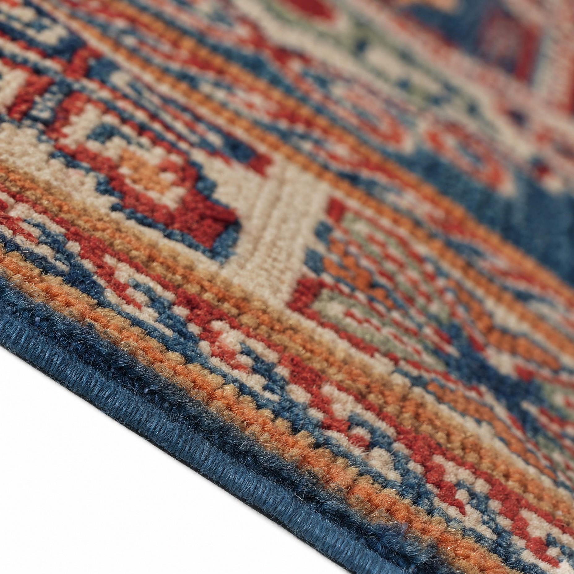 85cm x 305cm Handgeknüpft Kazak Läufer Teppich