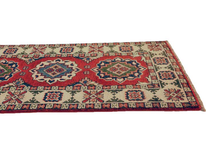 1' 11 x 5' 10 Hand Knotted Kazak Runner Rug