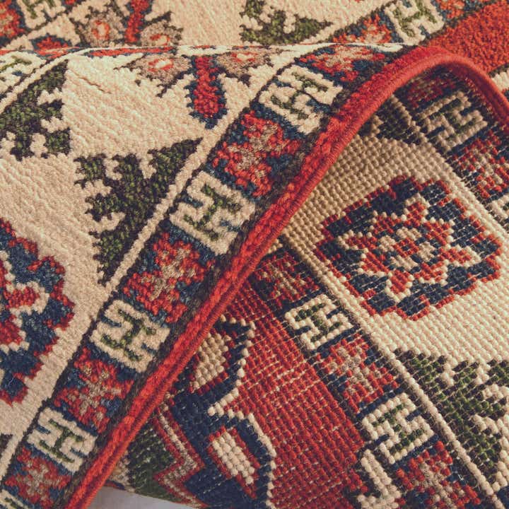 1' 11 x 5' 10 Hand Knotted Kazak Runner Rug