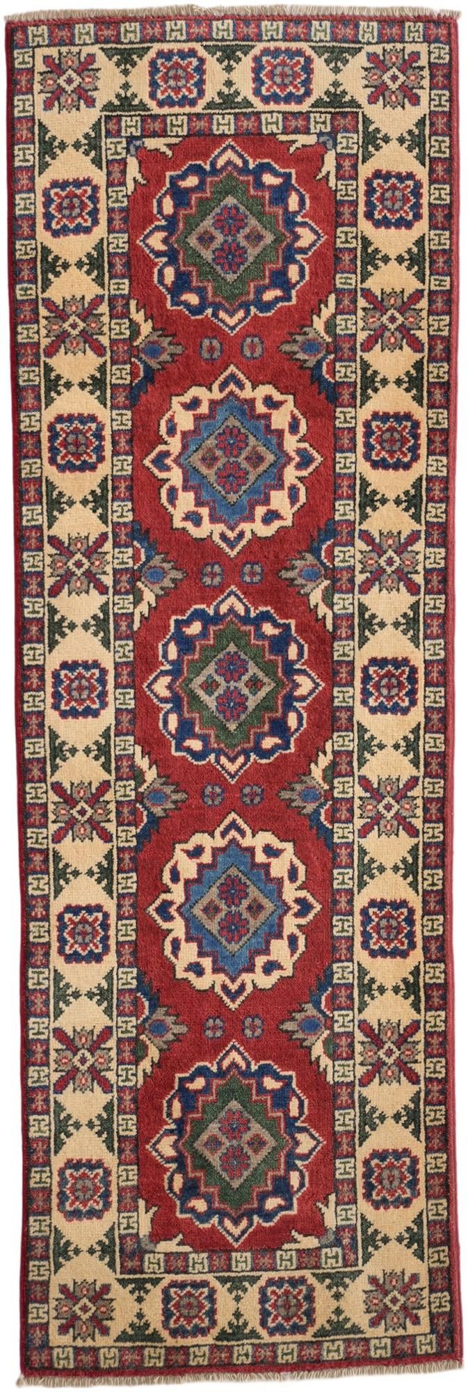 1' 11 x 5' 10 Hand Knotted Kazak Runner Rug