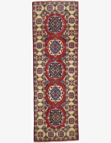 1' 11 x 5' 10 Hand Knotted Kazak Runner Rug