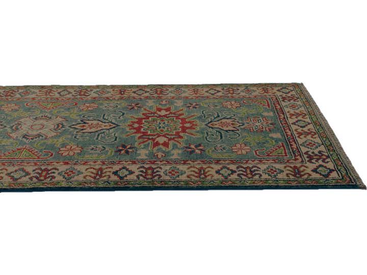2' 7 x 9' 9 Hand Knotted Kazak Runner Rug