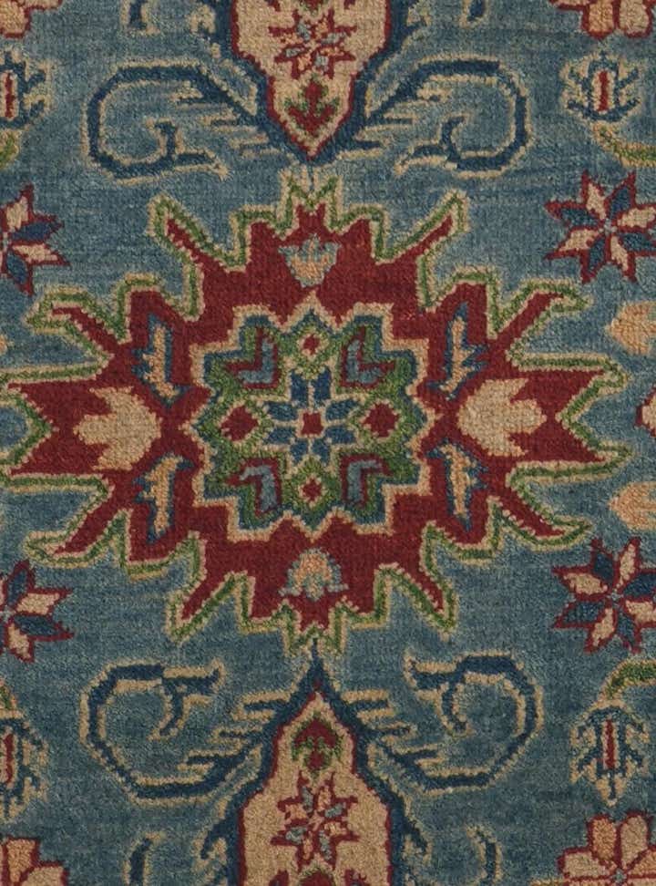 2' 7 x 9' 9 Hand Knotted Kazak Runner Rug