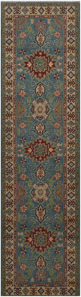 2' 7 x 9' 9 Hand Knotted Kazak Runner Rug