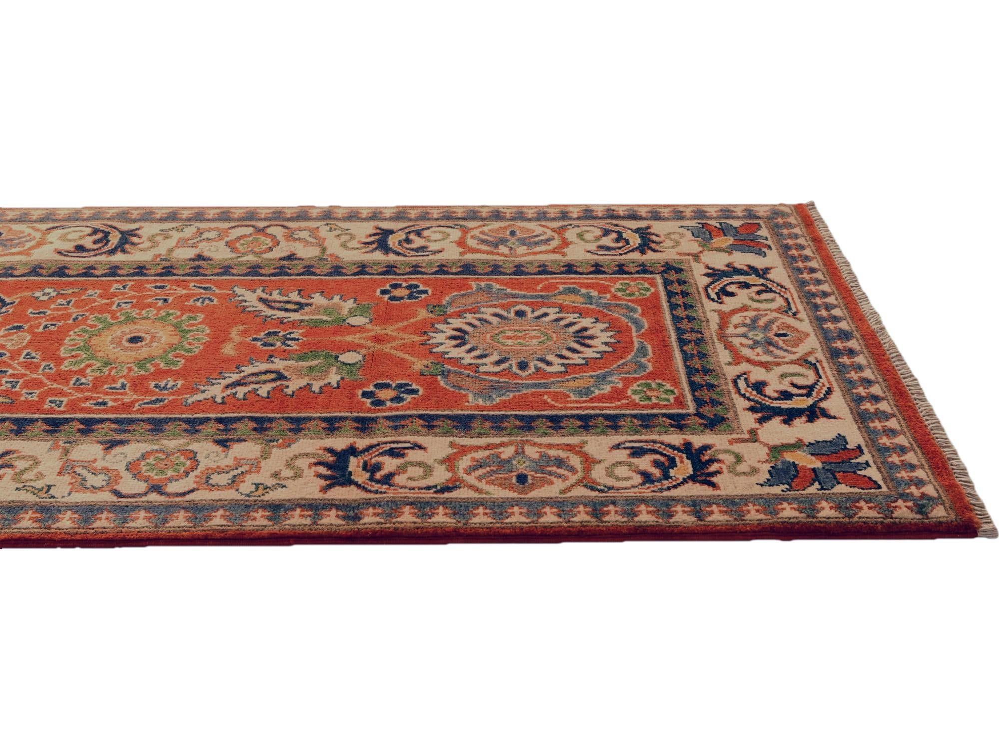 2' 6 x 9' 8 Hand Knotted Kazak Runner Rug