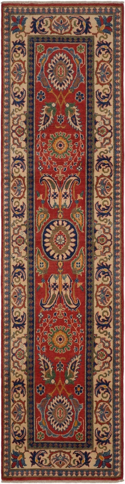 2' 6 x 9' 8 Hand Knotted Kazak Runner Rug