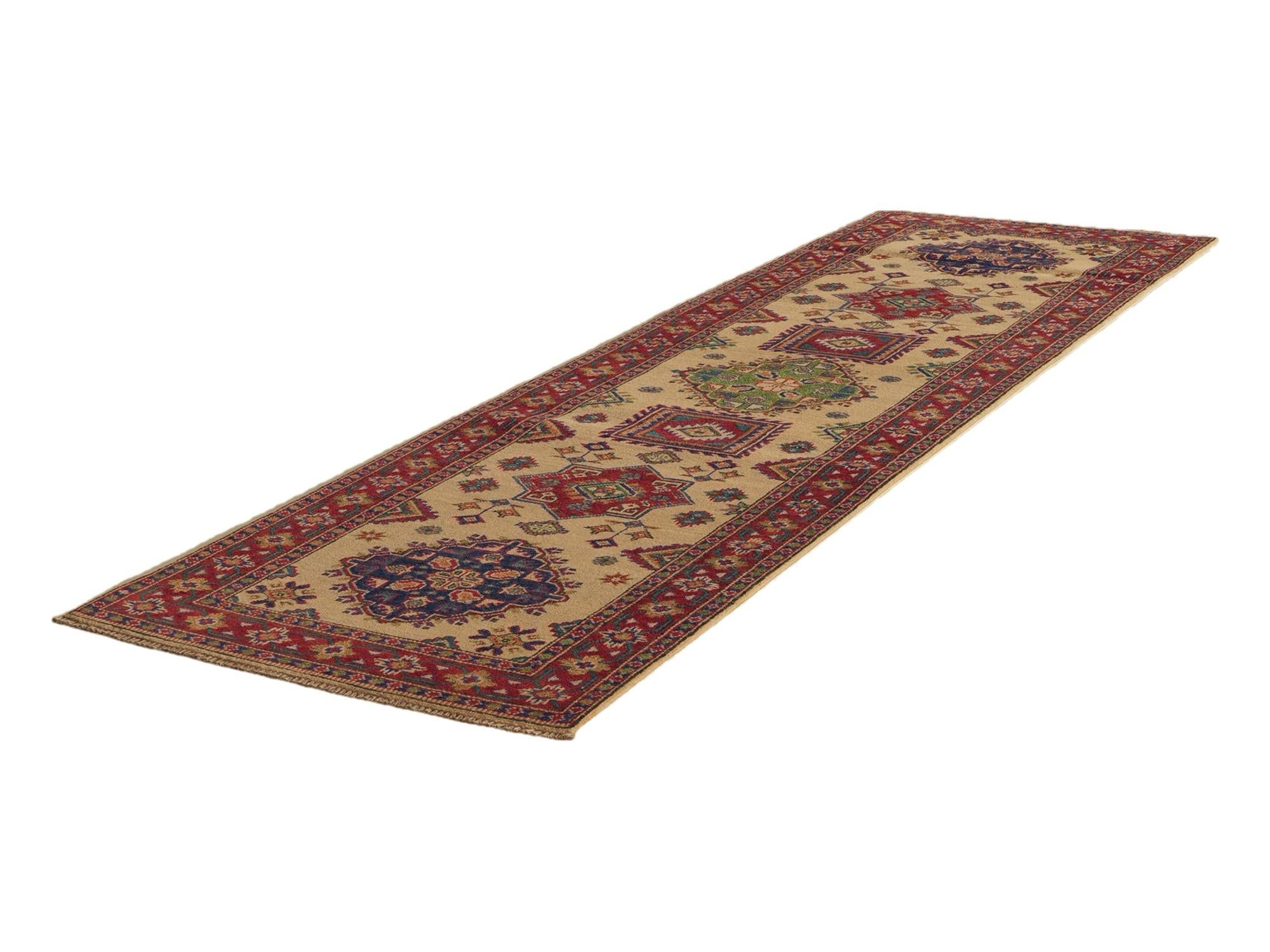 85cm x 295cm Hand Knotted Kazak Runner Rug