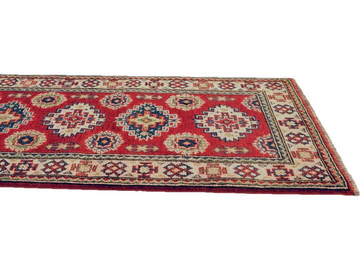 2' 1 x 6' Hand Knotted Kazak Runner Rug
