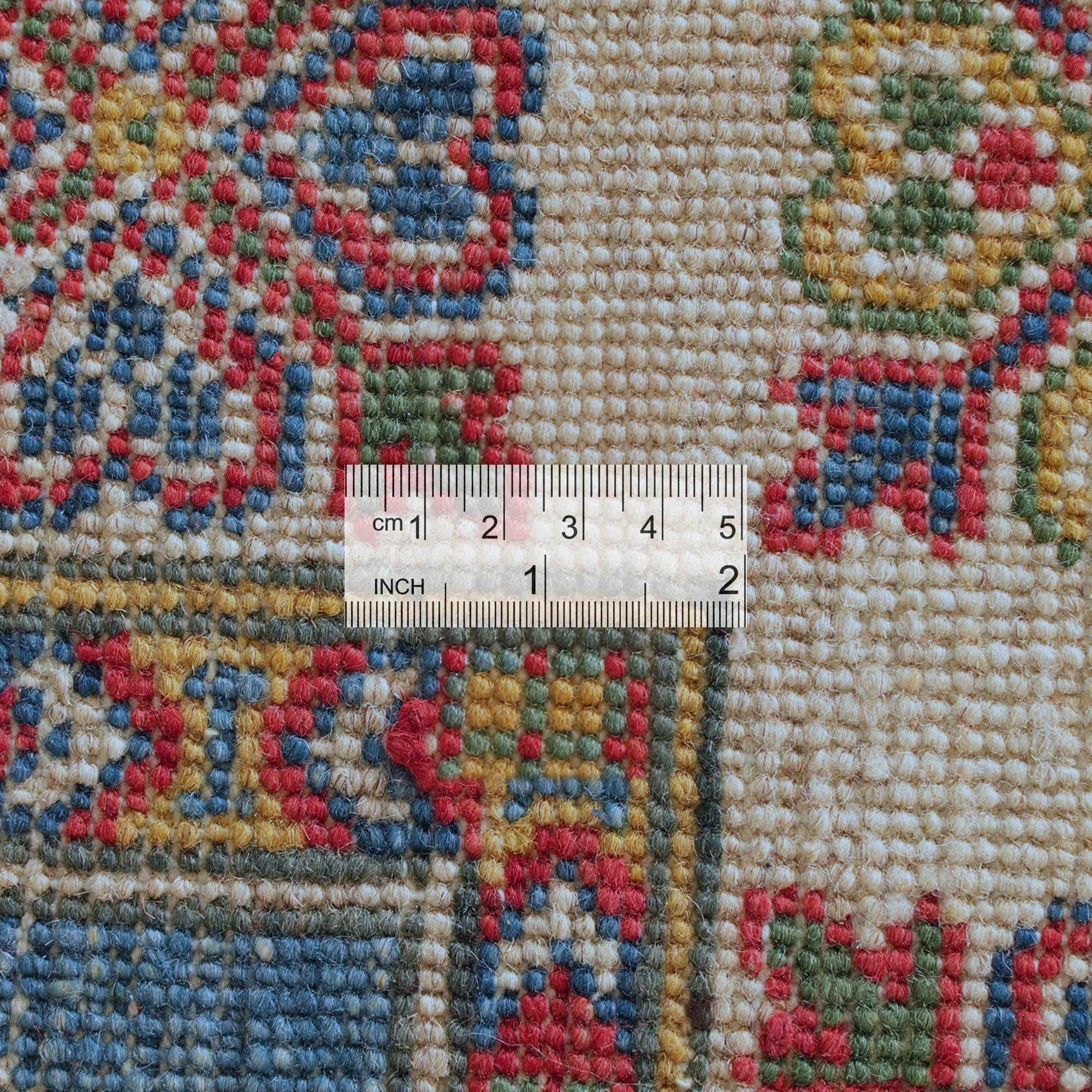 90cm x 310cm Hand Knotted Kazak Runner Rug