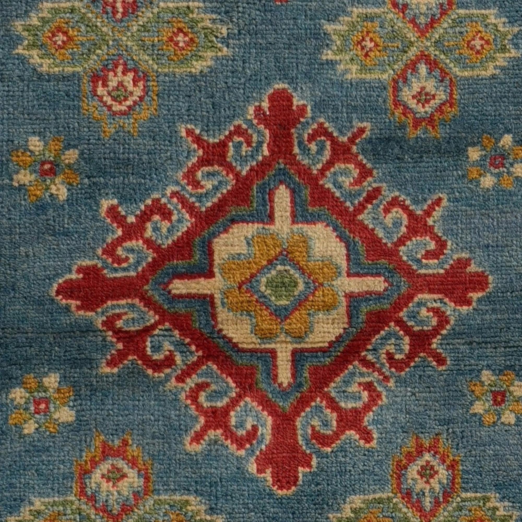 90cm x 310cm Hand Knotted Kazak Runner Rug