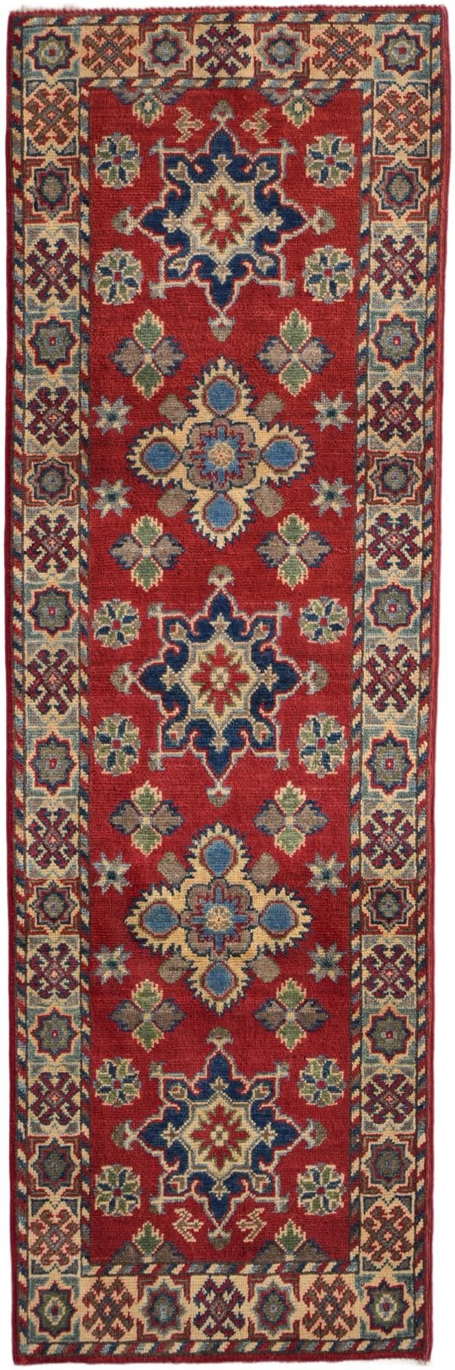 2' x 6' Hand Knotted Kazak Runner Rug