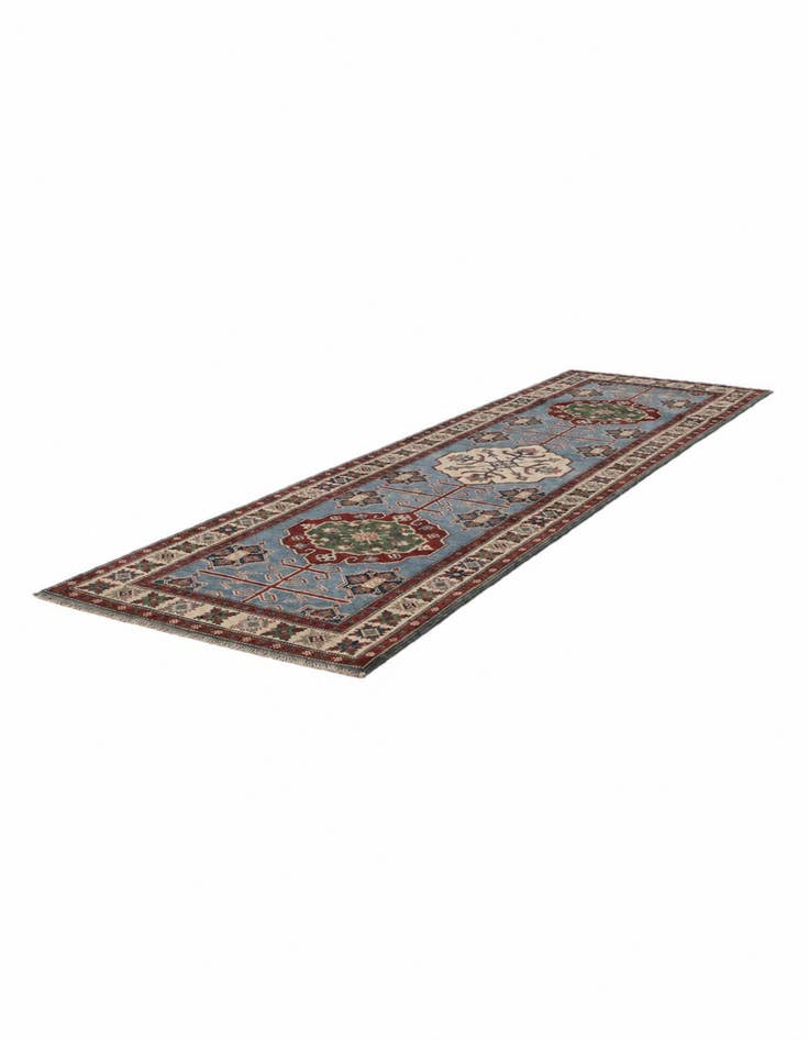 Detail image of 2' 10 x 9' 10 Hand Knotted Kazak Runner Rug