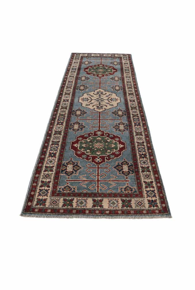 2' 10 x 9' 10 Hand Knotted Kazak Runner Rug
