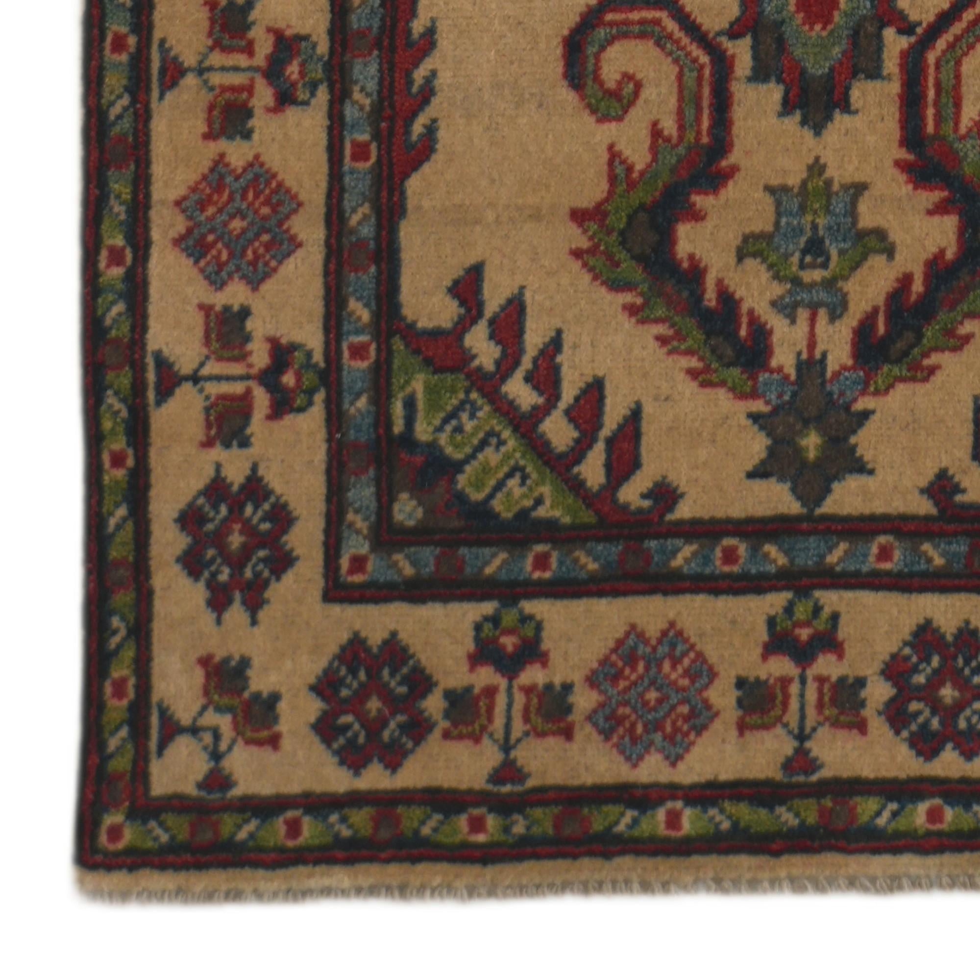 2' 7 x 9' 8 Hand Knotted Kazak Runner Rug