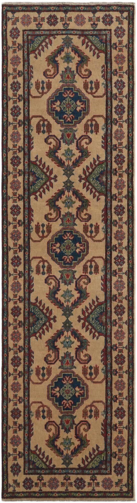 2' 7 x 9' 8 Hand Knotted Kazak Runner Rug