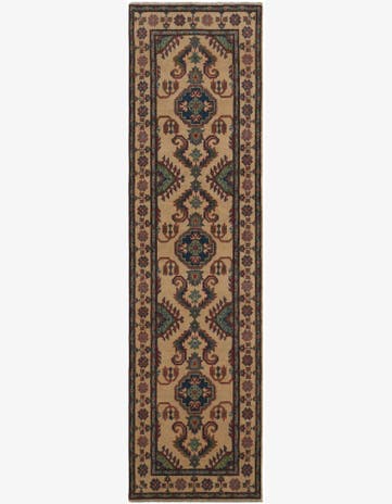 2' 7 x 9' 8 Hand Knotted Kazak Runner Rug